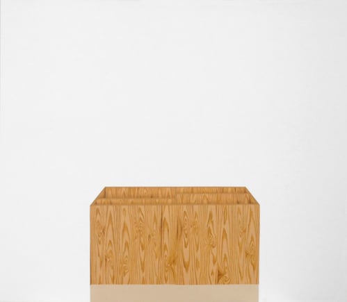 Untitled (box with dividing lines)