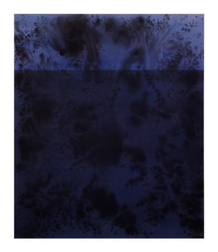 Untitled Painting in Pale Violet over Grey