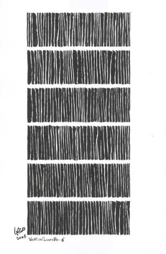 Vertical Lines No. 6