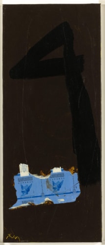 Untitled (In Brown with Gauloises and the Figure 4)
