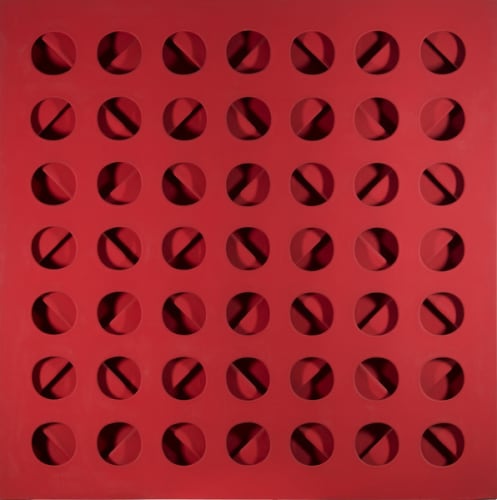 Intersuperficie curva dal rosso