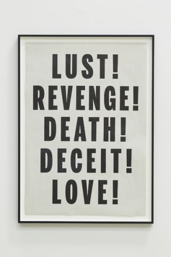 Lust! Revenge! Death! Deceit! Love!