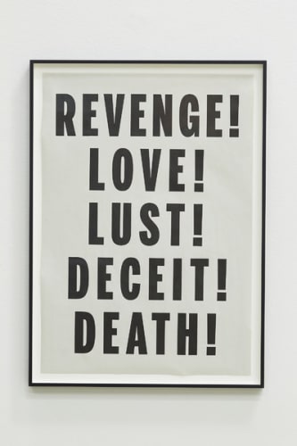 Revenge! Love! Lust! Deceit! Death!