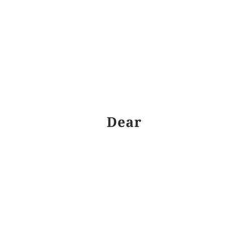 Dear