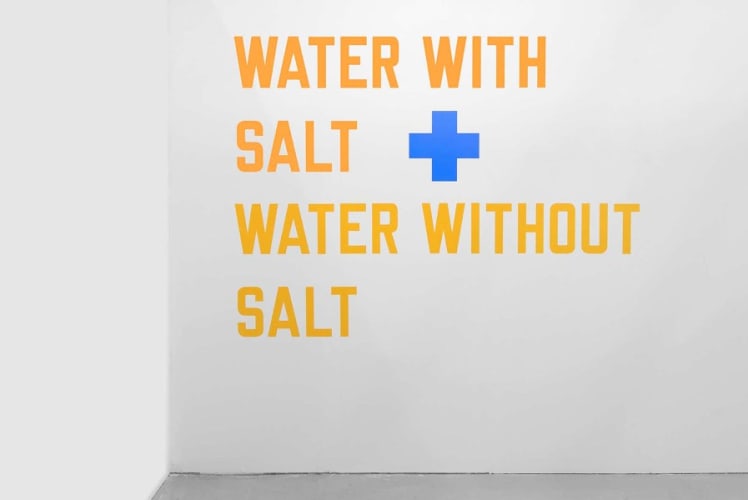Water with salt + water without salt