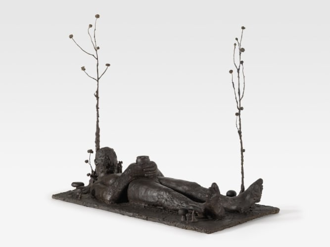 Maquette: Sketch For a Fountain (Laying Down Guy)