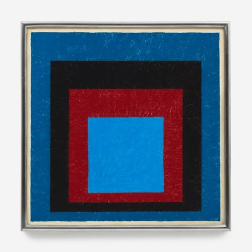 Homage to the Square: Zwischen Zwei Blau (Between Two Blues)
