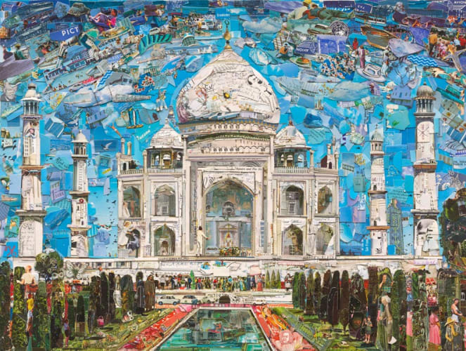 Postcards from nowhere: Taj Mahal