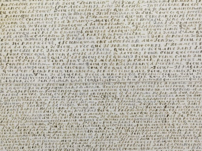 Iconotextures (10,000 definitions of God) n°4 (detail)