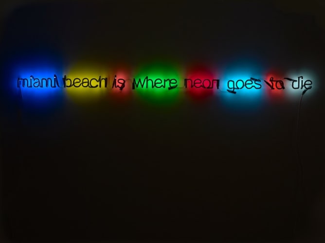Miami Beach is Where Neon Goes to Die
