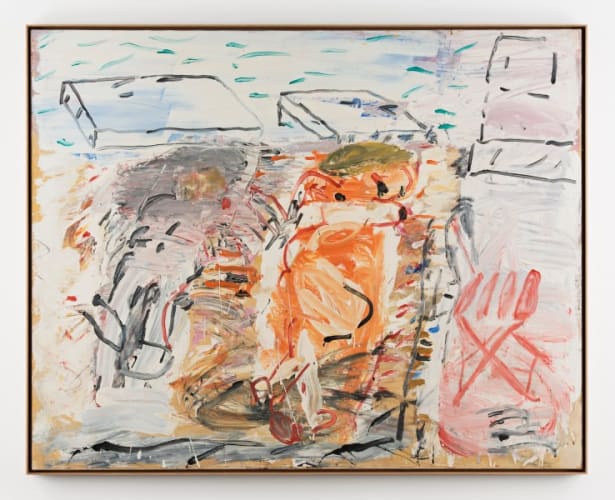 Two Figures and Chair