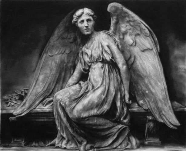 Study of Stone Angel (Woodlawn Cemetery-Bronx, NY)