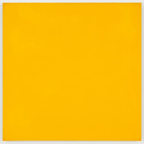 Mass Tone Painting: Chrome Yellow Medium, Jan 14, 1974