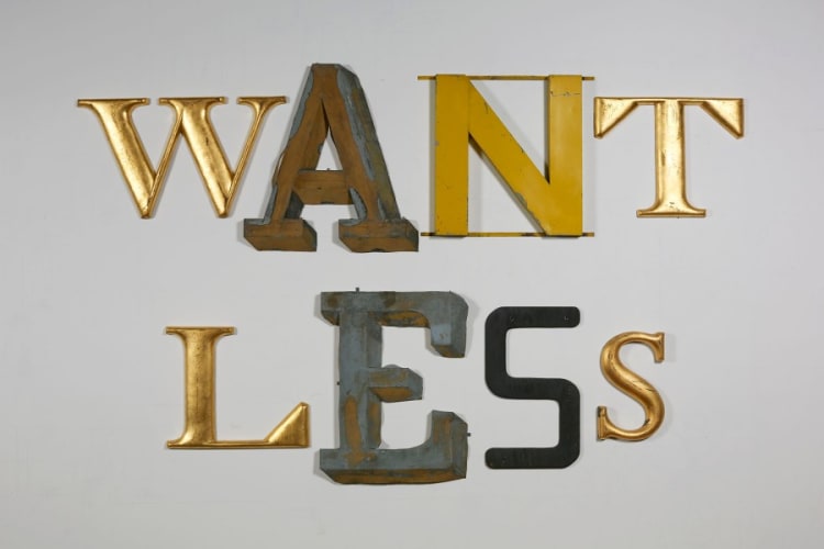 WANT LESS