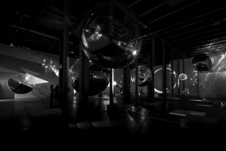 Tomás Saraceno’s Theater of Shadows installation A Thermodynamic Imaginary