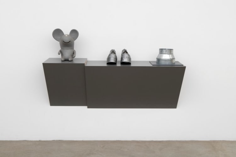 Untitled (mouse, shoes, duct)