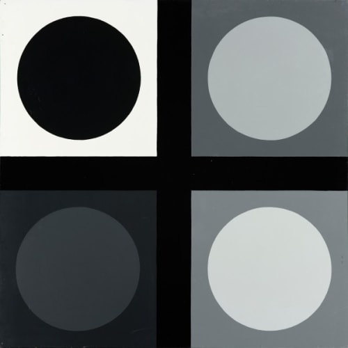 Untitled (tic tac toe painting)