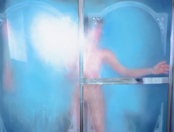 Untitled (blue shower)