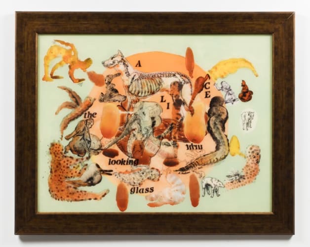 Alice Thru The Looking Glass (Copper Brain Map)