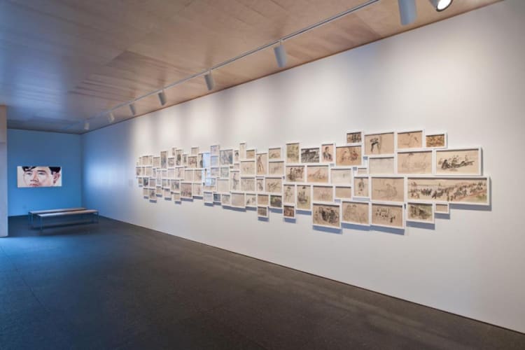 Light and Belief: Sketches of Life from the Vietnam War (installation view)