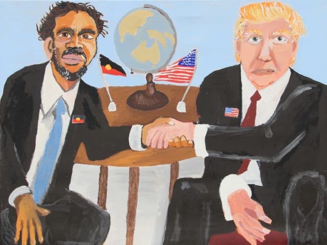 Vincent & Donald (The Handshake)