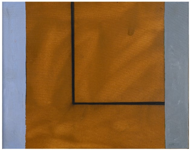 Open No. 45: In Blue With Brown