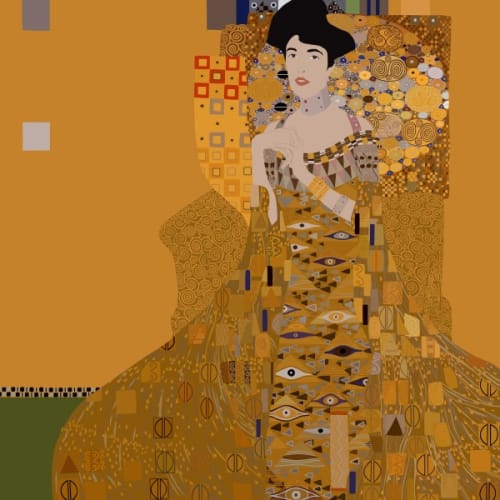 Adele Bloch-Bauer I (by Gustav Klimt)
