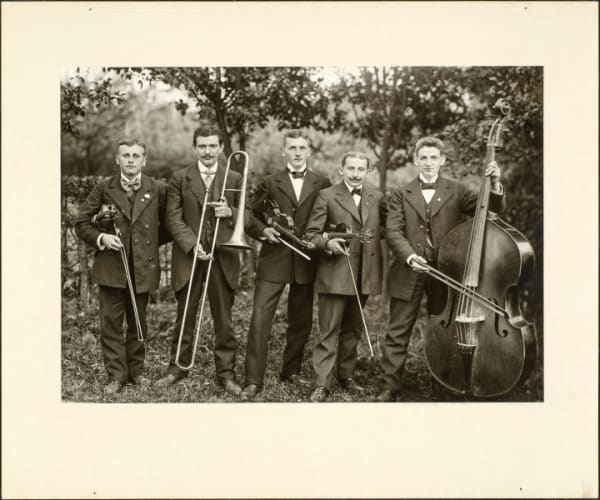 Farmers brass band, 1913