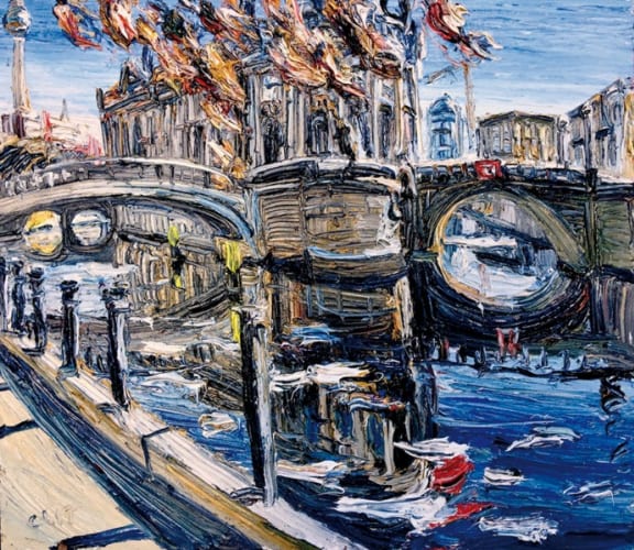 Spiegelndes Bodemuseum