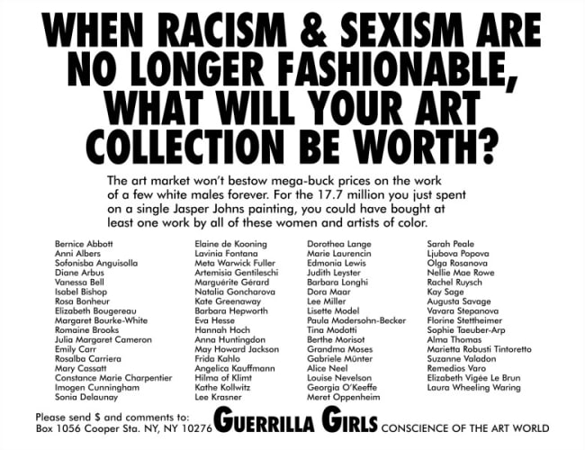 When Racism & Sexism Are No Longer Fashionable, What Will Your Art Collection Be Worth?