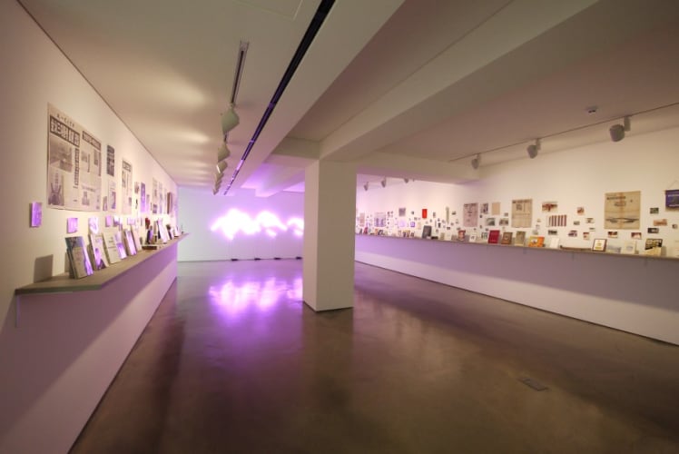 Installation view of Wan Lee solo exhibition, Silence in between (2015)