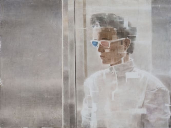 夏禹/ Xia Yu 青铜/ Green hand 2019 铝板坦培拉/ Tempera on aluminium-plastic panel