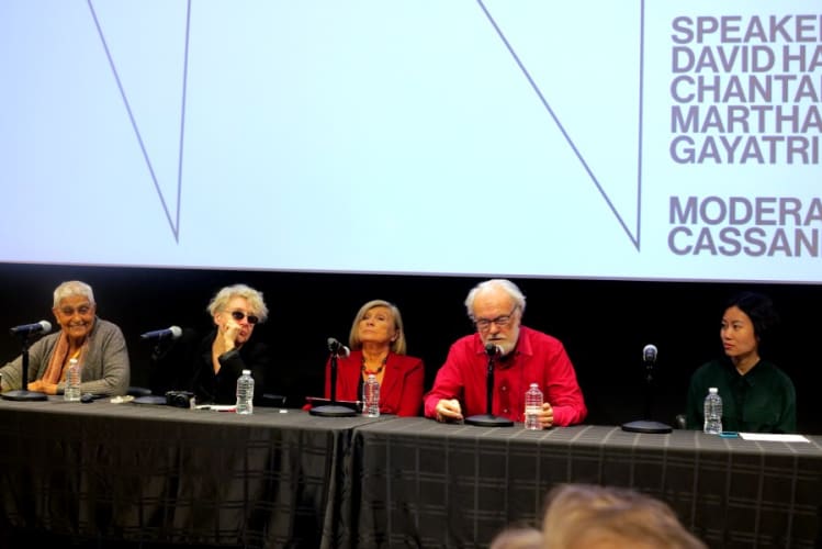 Seminar Lecture, David Harvey, Chantal Mouffe, Martha Rosler, Gayatri Spivak, Cassandra Guan, Activism  and Critique, Whitney Museum of American Art,  New York, 10/20/2018 (image 1/4)