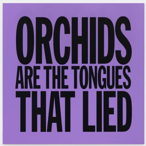 ORCHIDS ARE THE TONGUES THAT LIED