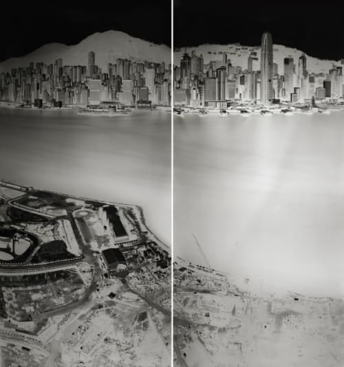To see Hong Kong Island from Kowloon 19-20 July 2016 (diptych)