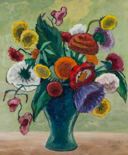 Bouquet on Light Ground, 'Käth Strauss'