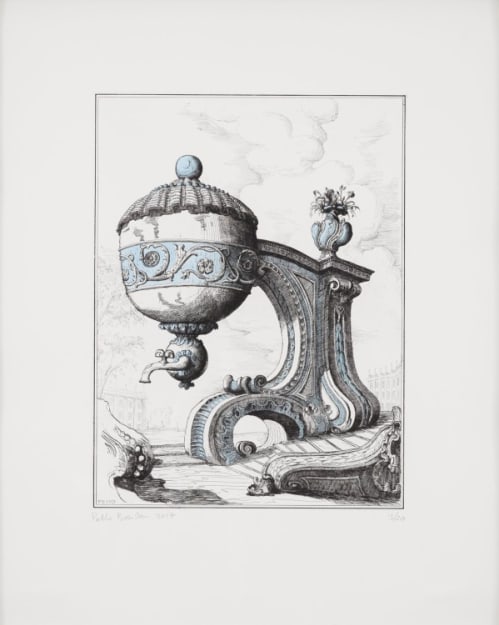 Tea Urn on Architectural Support II