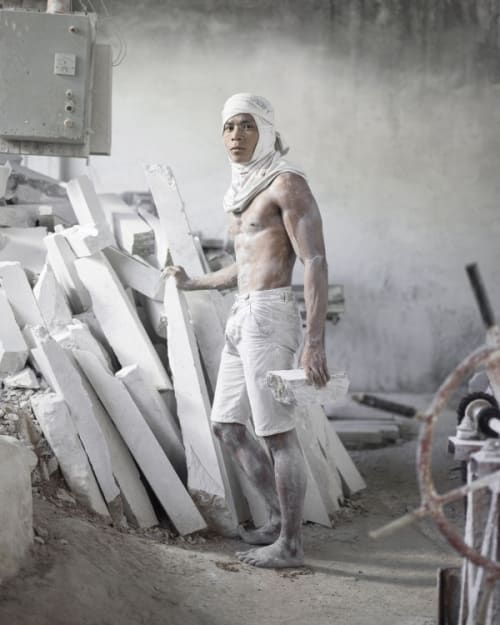 Perseus (portrait of a young marble worker),