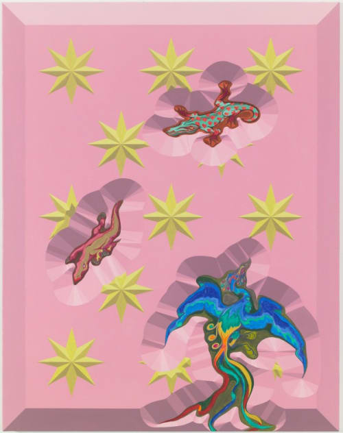 Relief Painting: Visiting the Deity's Palace (Phoenix and Reptiles)