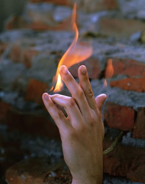 Hand on Fire
