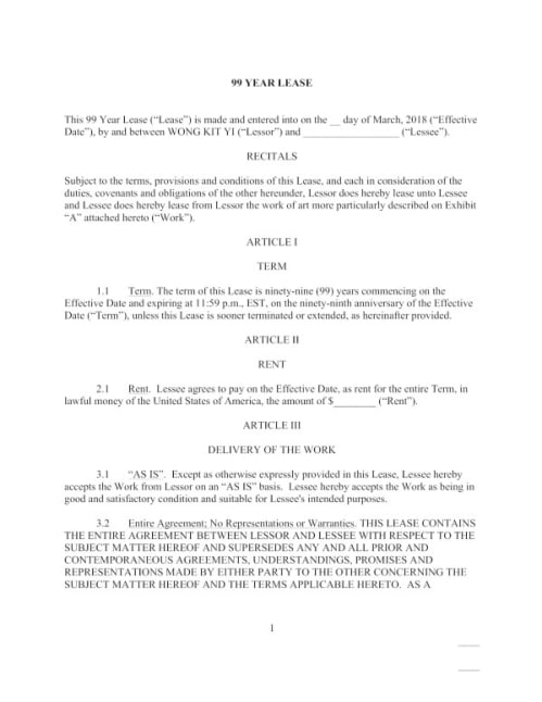 99-year lease