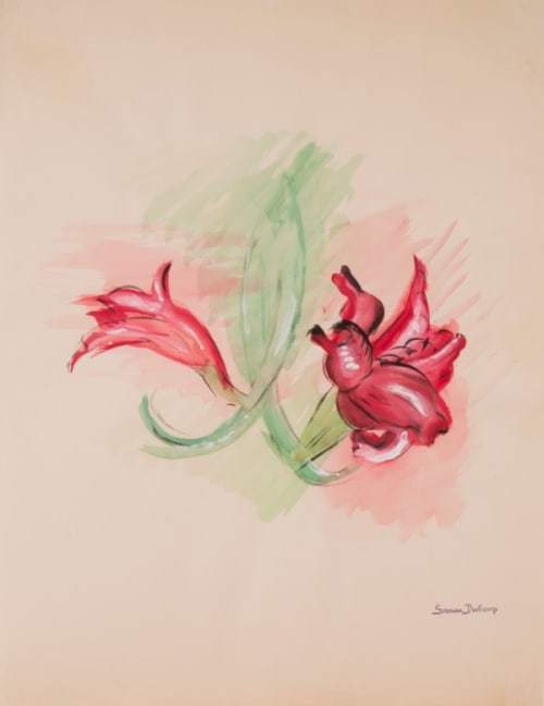 Untitled (Red Flowers)