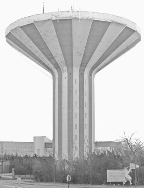 Wasserturm Wimereux bei Boulogne, F.