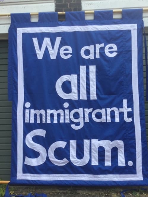 We're all immigrant scum