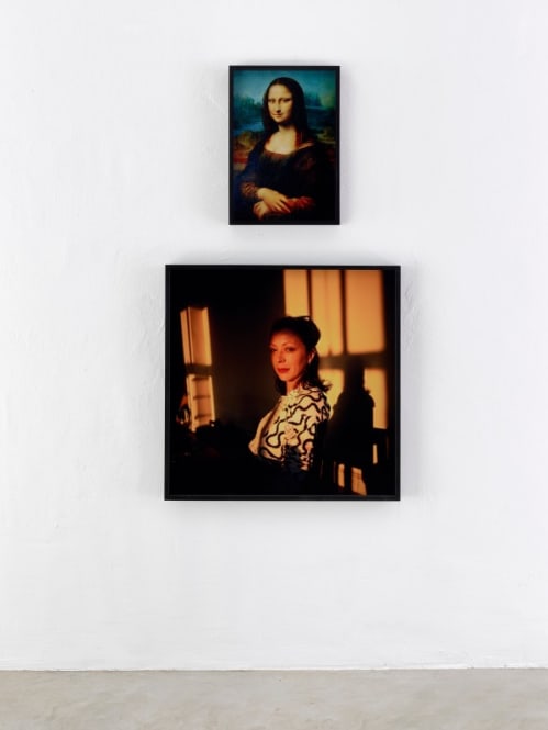La Jaconde (Mona Lisa), DaVinci. Kathleen as Mona Lisa, NYC 1993