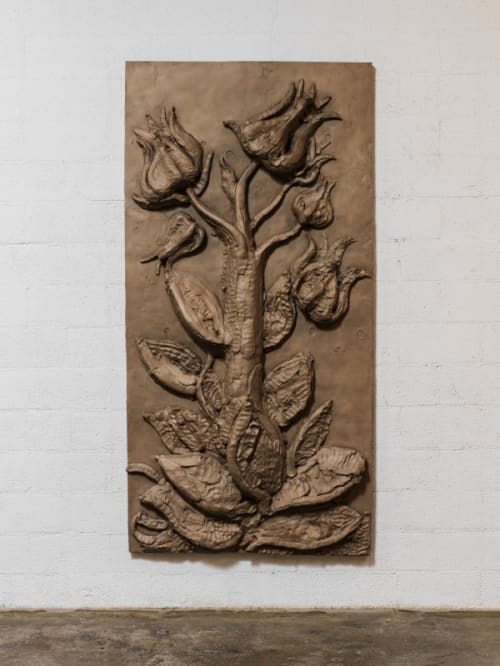 Yet to be titled (flowering plant panel)