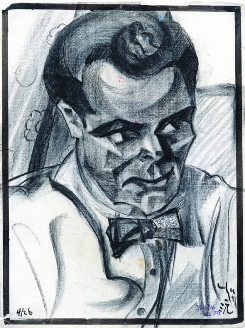 Portrait of Man with Bow Tie