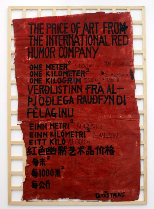 The Price of Art from the International Red Humour