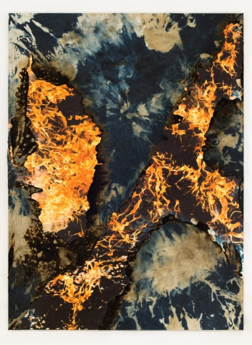 Painting with History: When they burn away they transform. How did you get rid of the ghosts or make them kin