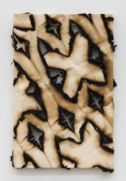 Untitled (Burnt canvas)